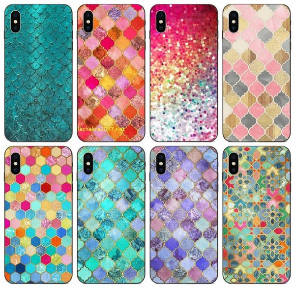 

[tongtrade] nice colorful wallpaper colorful cute case for iphone 11 pro x xs max xr 8s 7s 6 plus samsung a6 a60 a6s huawei p20 p30 pro case
