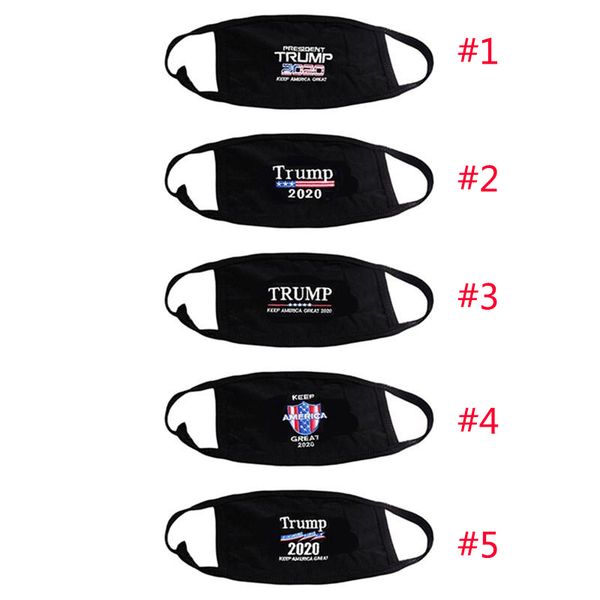 

Trump Маска Хлопок Проектировщик лицо Маска против пыли Моды Мужчины Женщины Дети Маска 5 стилей Многоразовой моющихся тканей Маски
