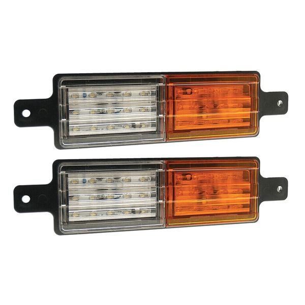 

2 pcs truck tail light 30led bicolor tail light truck led warning side