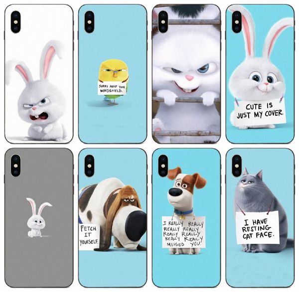 

[tongtrade] secret life of pets bunny case for iphone 11 pro x xs max 8 7 6s 6p 5s 5p samsung j5 j7 prime pro huawei p10 redmi k20 tpu case