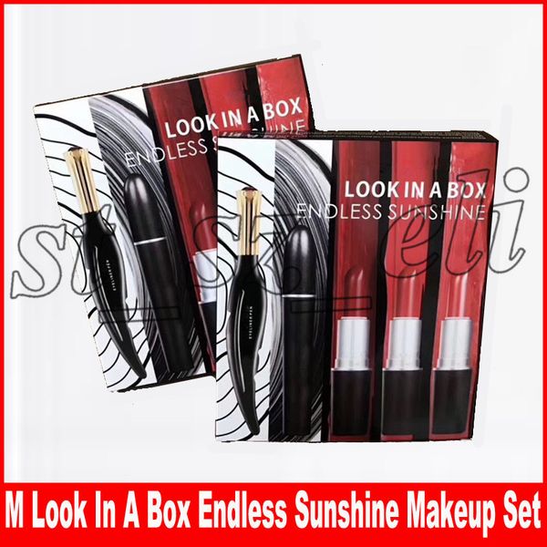 

Новый набор для макияжа Look in A Box Тушь для ресниц Endless Sunshine Eyeliner матовая помада 5 in1 комплектов