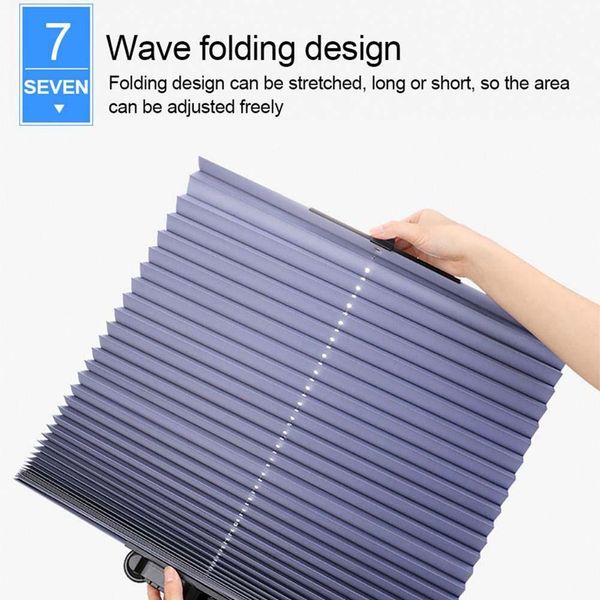 

automatic retractable car front rear windshield sunshade heat insulation blinds car sunshade
