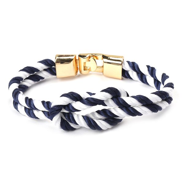 

men and women jewelry 18k gold plated alloy buckle bracelets 6 different colors paracord bracelet, Golden;silver