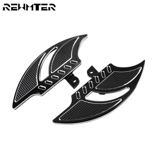 

motorcycle floorboards cnc footpegs black pedal footrest foot pegs for touring electra glide road king sportster xl dyna