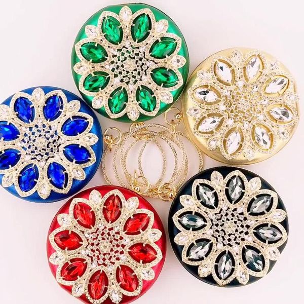 

bee in hand inlaid diamond evening bag sun flower women's wedding zero wallet
