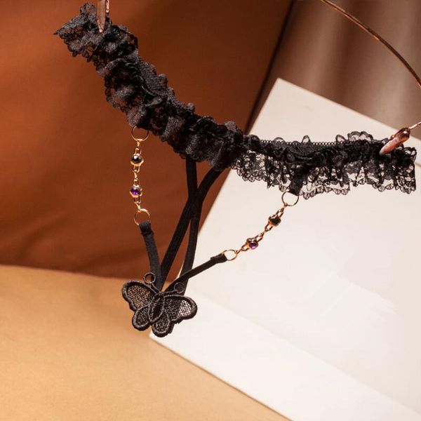 

new women's underwear g-string briefs lace seamless panties lingerie women transparent temptation thongs erotic bikini, Black;pink