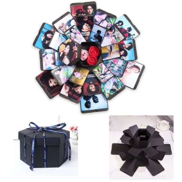 

diy surprise explosion box memory scrapbook p kits anniversary gifts