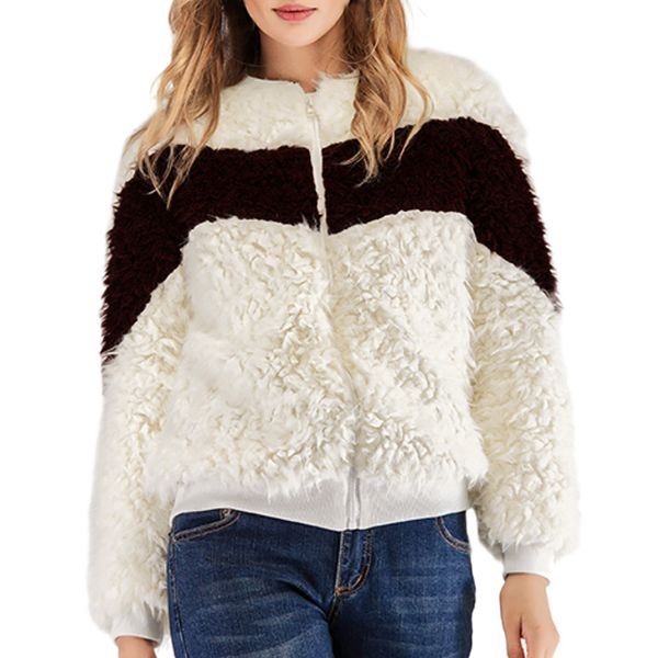 

fashion coats and jackets women winter casual long sleeve zipper patchwork warm outercoat cotton clothing jacket women 2019, Black