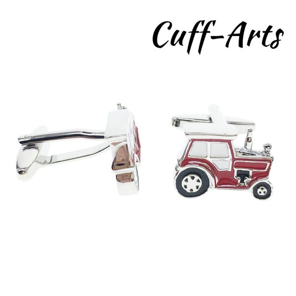 

cufflinks for mens red tractor cufflinks gifts for men gemelos les boutons de manchette by cuffarts c10383, Silver;golden