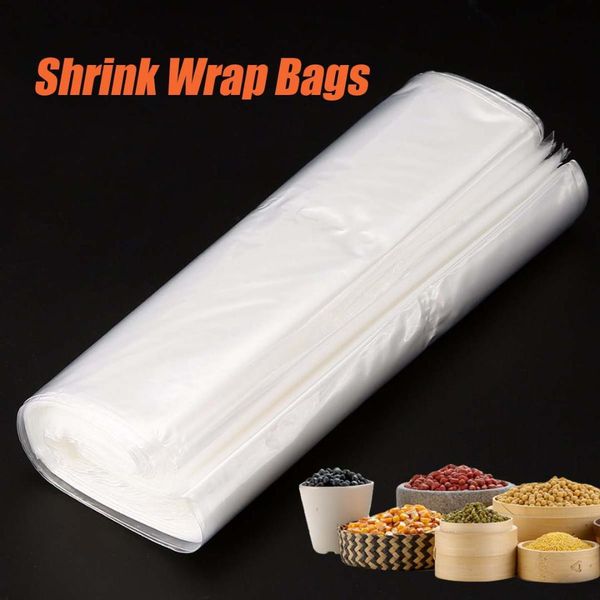 

100шт 30 * 40cm прозрачный shrink wrap heat seal bag pof упаковки подарка пластиковая пленка для компакт-дисков dvds подарков главная товары