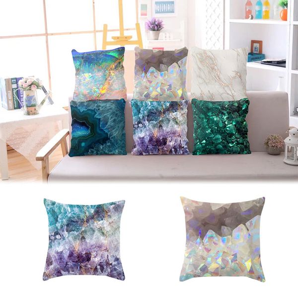 

home decor мраморный узор комфортная наволочка для дома номер диван автомобиль мягкий квадрат печати наволочка чехлы нет внутренняя