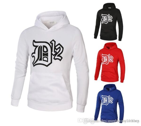 

dk letters printed конструктор мужская одежда толстовки с капюшоном осень с длинными рукавами топы толстовки, Black