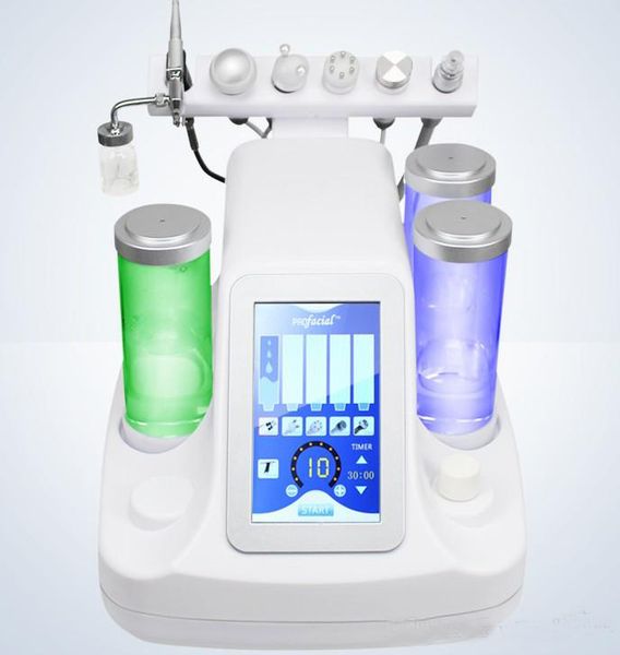 

5,6,7 in 1 bio rf cold hammer hydra facial machine hydrodermabrasion water hydra dermabrasion spa oxygen facial machine skin cleaning dhl
