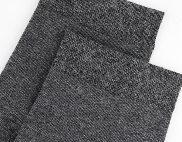 

clothing thick solid business casual socks middle length autumn underwears, Black