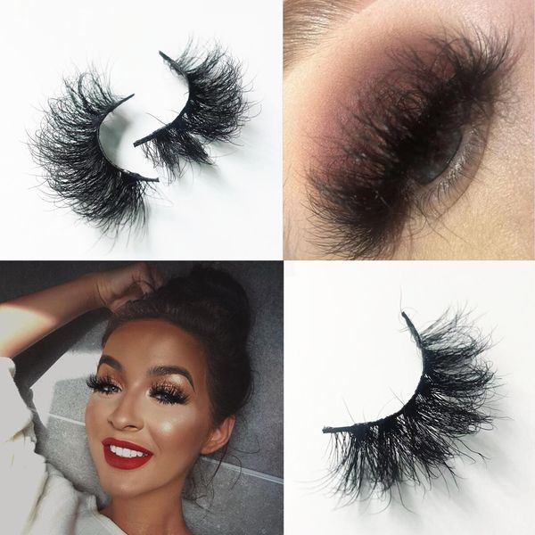 

22-25-70mm mink lashes 100% real mink false lashes 5d crisscross natural fake lashes makeup 3d mink eyelash extensions fedex/dhl ship