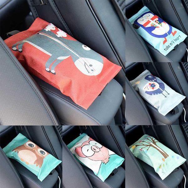 

сиденье мультфильм ткань автомобилей назад висячие хранения таблица home tissue box case контейнер полотенце салфетка papers держатель мешка