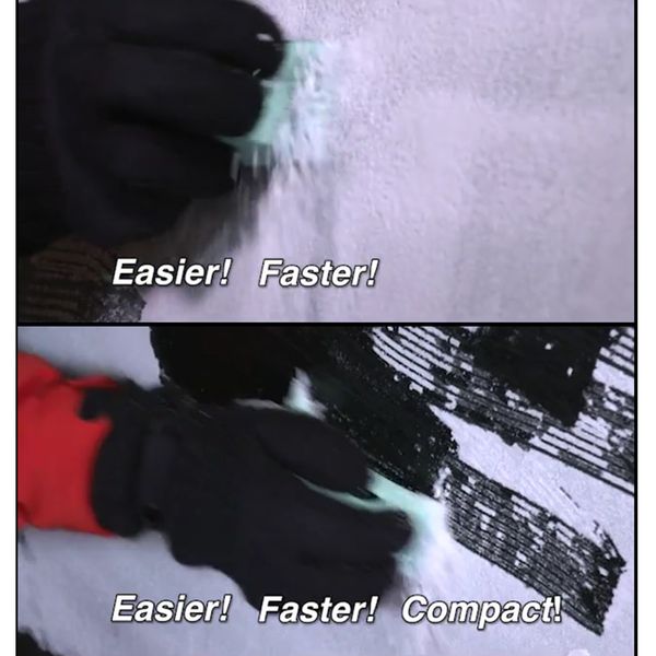 

windshield scrape ices scraper clean snow shovel remover tool portable for car window oe88