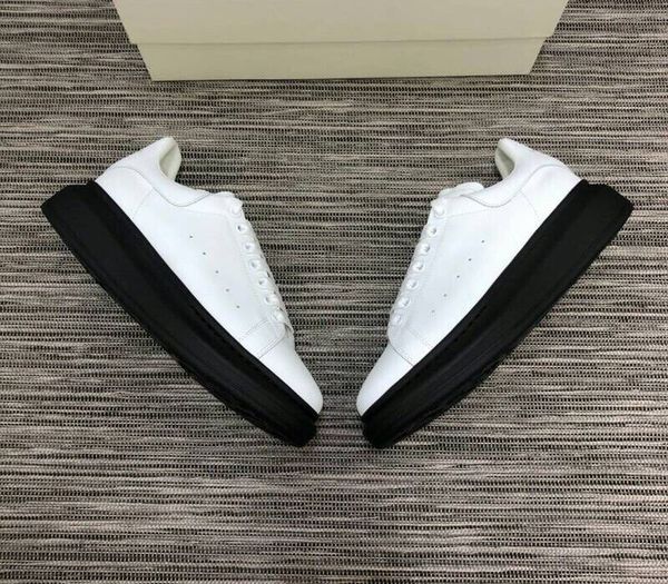 

2019trend gym shoes new original box genuine leather run away designer sneakers fashion casual shoes women shoes trainers men mixed color, Black