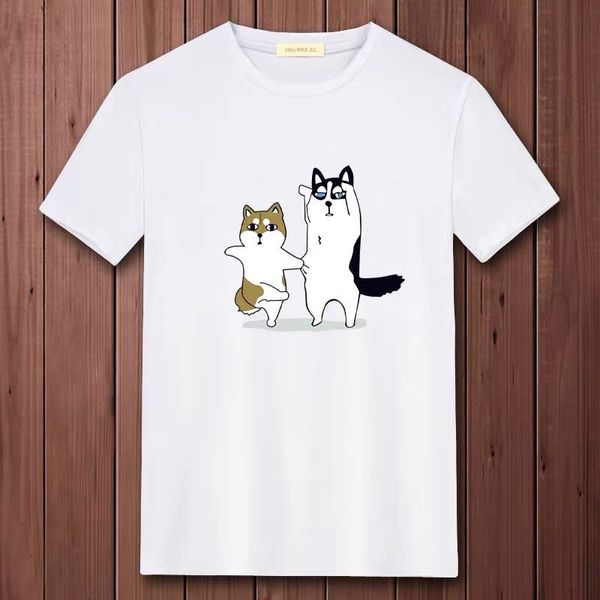 

2019 luxury europe leisure men t shirt contrast patchwork tshirt fashion medusa mens designer short sleevecasual men clothes, White;black