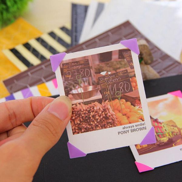 

for pictures p frame scrapbooking 408 pcs /4 set simple & practical colorful corner paper stickers home decoration