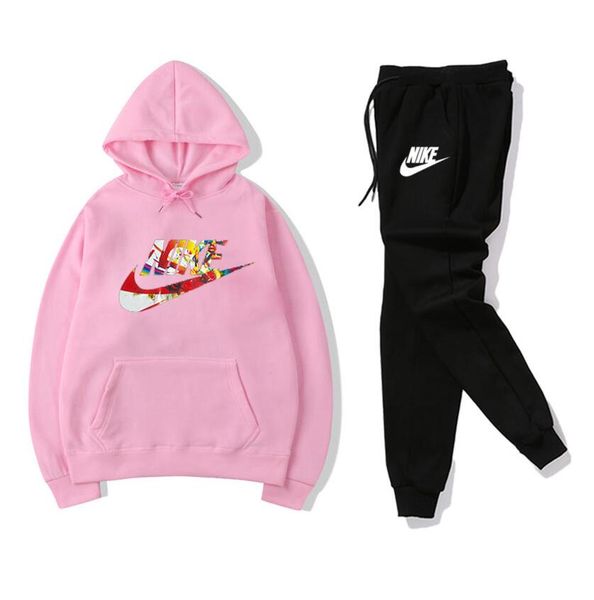 womens nike tracksuit set pink