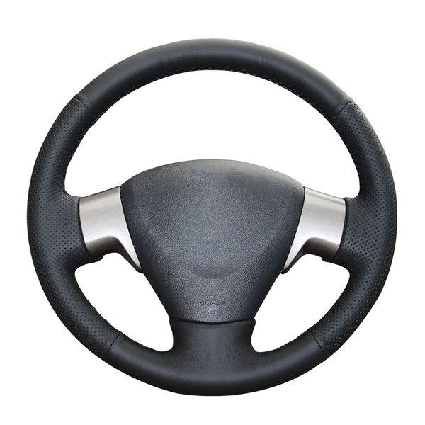 

hand-stitched black artificial leather car steering wheel cover for corolla 2009-2013 matrix 2009-2010 auris 2007-2009