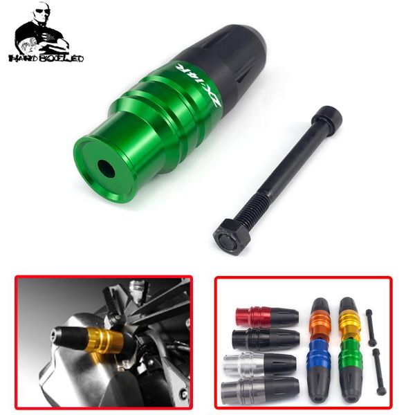 

exhaust protection motorbike crash pads for zx14r zx1 4r zx14 r motorcycle crash protect motocross frame slider moto