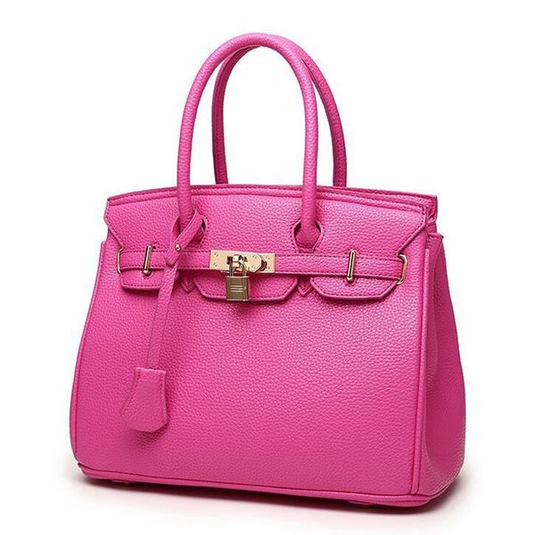 

2020 new wholesale- new original fashion orange luxury lock designer handbags real women bag evening bags totes fr028