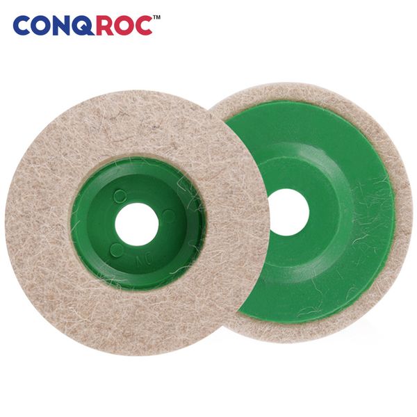 

5 pieces 100 angle grinder dedicated wool wheel 100mm 4-inch white wool polishing wheel for stainless steel ceramic glass used