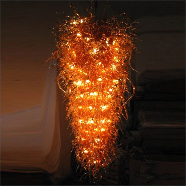 

spanish multicolor lamps hand blown glass chandelier light modern art deco blown glass art chandeliers home lobby bar decoration -girban
