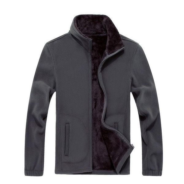

winter new xl 8xl mens fleece casual jackets men warm sweatshirt thermal coats men slim fat solid thickened outwear f1561, Black;brown