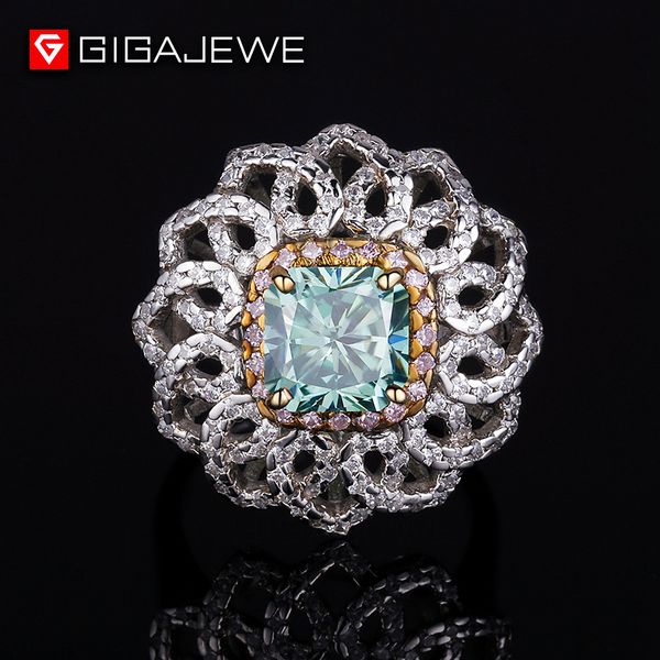 

Cushion Cut Moissanite Ring Eternity 925 Silver Engagement Ring 2.5ct Cushion Cut Moissanite Genuine Diamonds Pristine Custom Free shipping