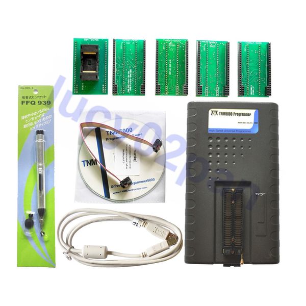 Freeshipping TNM5000 usbtinyisp avr Programador + adaptador TSOP56, para todos os 8-16 Pinos Serial SPI memória flash, gravador de memória, suporte laptop IO