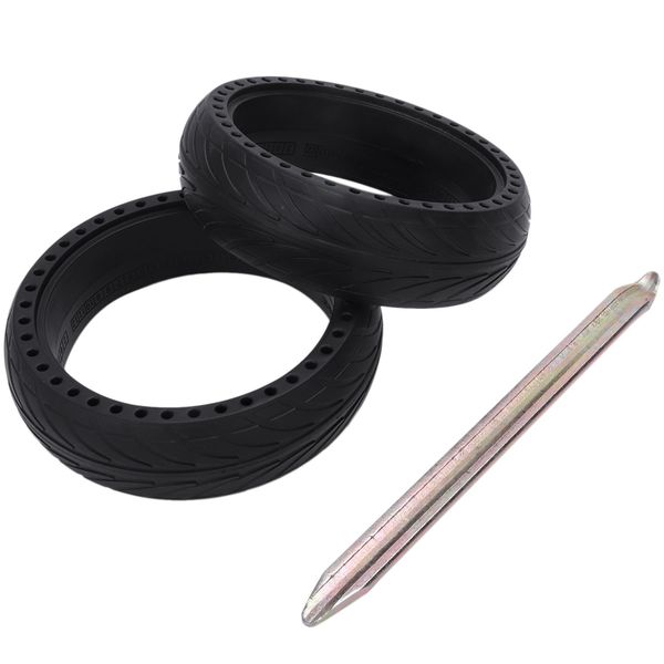 

durable scooter tyre anti-explosion tire tubeless solid tyre for ninebot es1 es2 es4 electric scooter parts