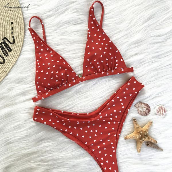 

love printing swimming suit women push up padded bra beach bikini set two pieces swimsuit swimwear women bikini 25, White;black