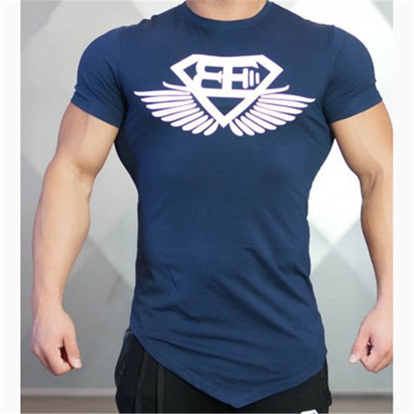 

summer fashion tees polos brand t shirt mens gyms clothing v neck short sleeve slim fit t shirt ftiness men compression tshirt homme, White;black