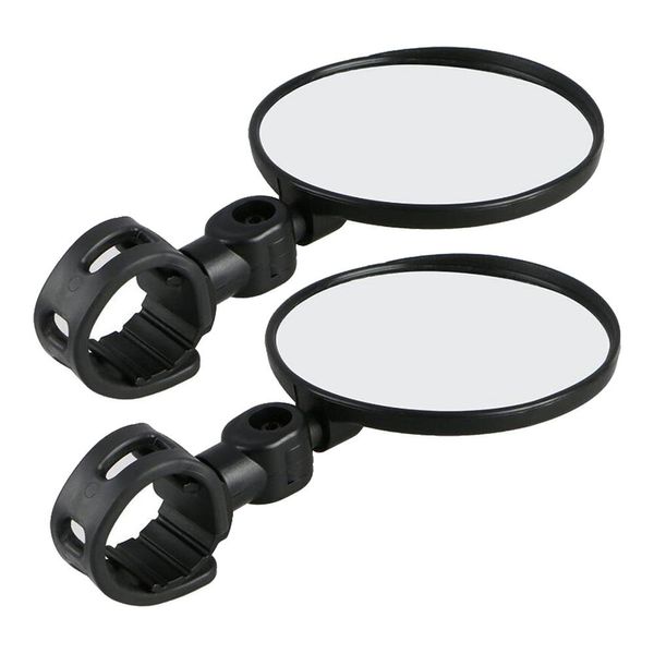 

handlebar rearview convex mirror for bicycle bike kugoo electric scooter - black