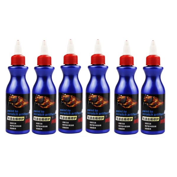 

6x paint scratch repair agent polishing wax paint scratch repair remover care 100ml coating agent #yl1