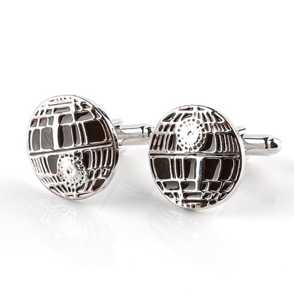 

cufflinks three-dimensional round men's daily classic trendy casual business shirt button french cuff links gifts, Silver;golden