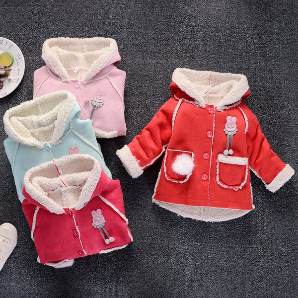 

newborn baby girls spring autumn coats toddler warm fur lovely hoodies for girls infant spring outerwear baby clothing, Blue;gray