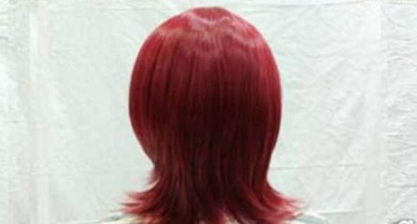 Wig New Style Straight Short Dark Red Hair Wigs Beautiful Wigs Lace Front Eyebrows From Wig76768 28 13 Dhgate Com