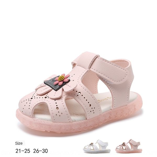 

ii14q baby 20201-3-5 years old children soft bottom sandals children's children's shoes anti-skid toddler shoes baby female sandal, Black;red