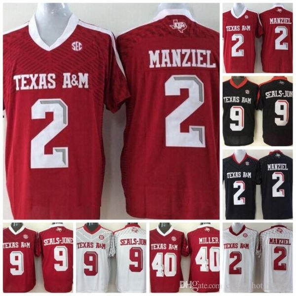 

men custom texas a&m aggies 2019 football any name number black red white 11 kellen mond 82 dylan wright 88 baylor cupp manziel jersey