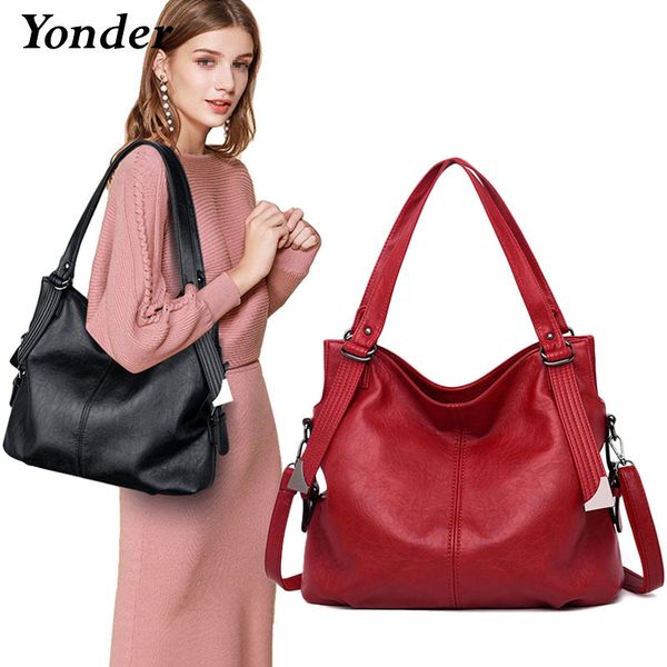 

yonder brand fashion women bags shoulder bag female genuine leather handbags ladies hand bags large tote sac a main