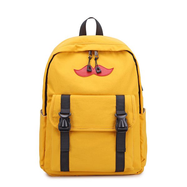 

canvas women backpack female cute red lip schoolbag teenage girls travel backpack book bags mochilas large knapsack