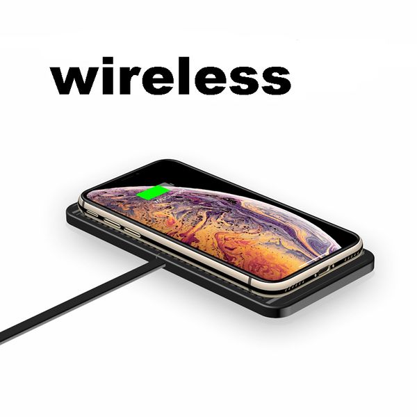 

qi car wireless charger pad for iphone xr xs quickly charging dock station dashboard holder for samsung iphone 8 11 pro xiaomi