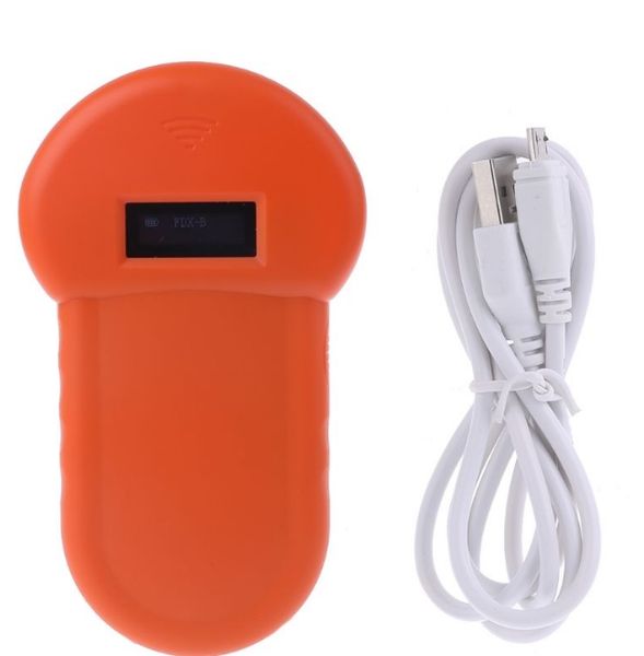 Xiruoer -10 set Lettore ID per animali Scanner digitale con chip per animali Identificazione portatile per lettore di microchip RFID ricaricabile USB per applicazioni generali per animali