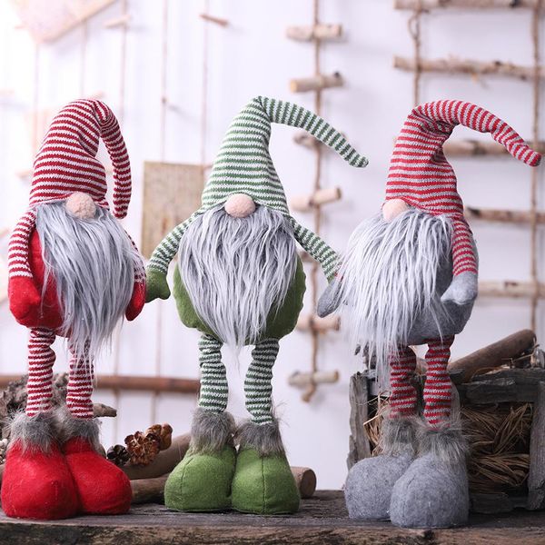 

santa claus snowman faceless dolls christmas ornaments merry christmas favor party decorations for home new year gift home decor