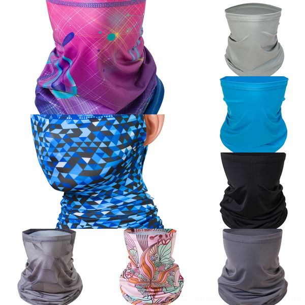 

9nvz5 шарф женщины маска для лица 38 стилей шелк шифон носовой платок открытый ветрозащитный половина лица пылезащитный зонт дизайнер шарф м, Black