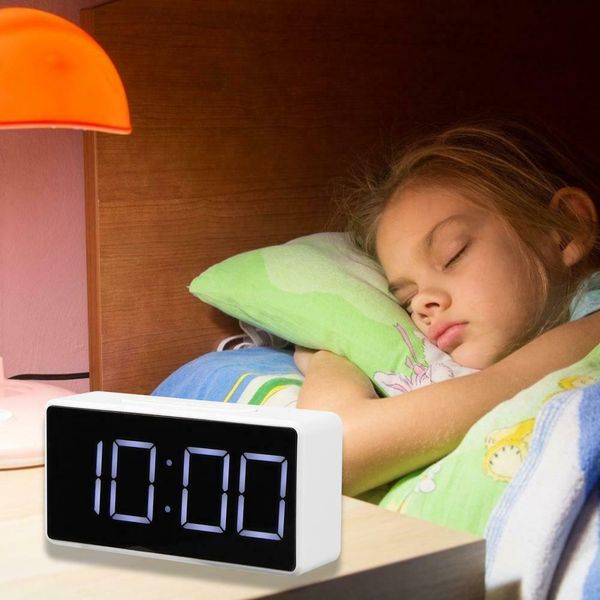 

temperature display restaurant led students guesthouse plastic snooze usb powered home office digital alarm clock table top